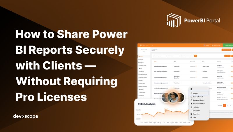 How to Share Power BI Reports Securely with Clients — Without Requiring Pro Licenses
