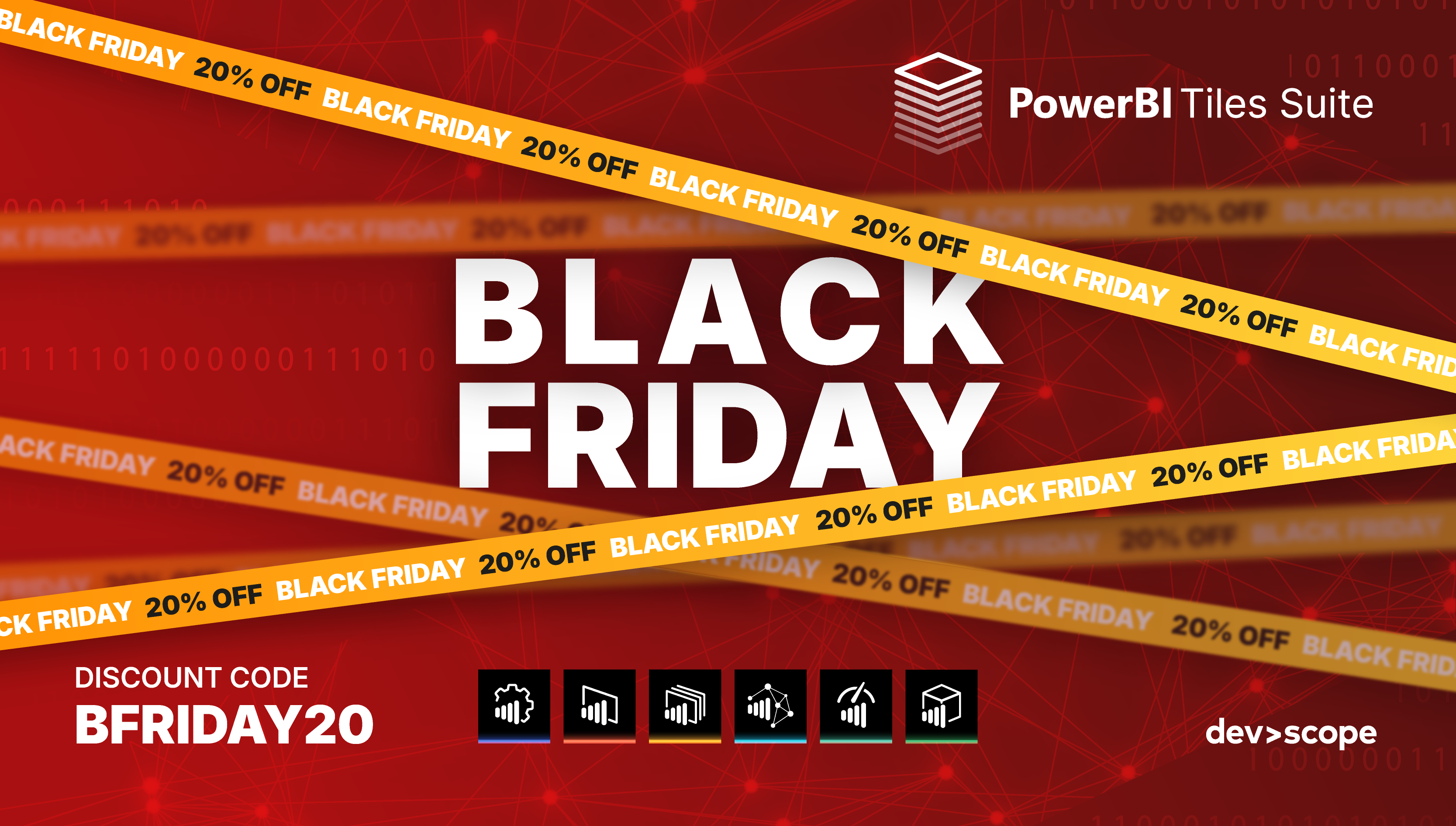 💥 Let the Black Friday Data Sale Begin 20% Off PowerBI Tiles Suite!